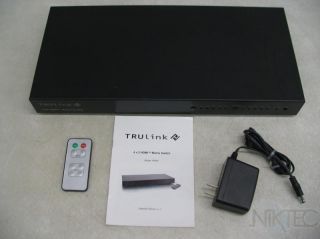 TruLink 4x2 1080p HDMI 1 3 Matrix Switch Splitter 40444