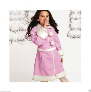 Faux Fur Trim Coat for Girls from Avon Sizes 6 6X 7 8 10 12