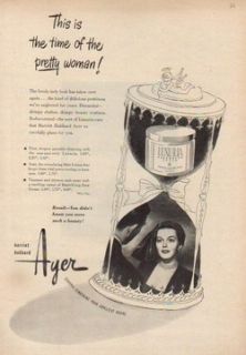 1947 Harriet Hubbard Ayer Luxuria Cream Cosmetics Ad