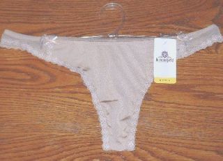 Temptd by Wacoal Faithfully Yours Thong Medium M #942108 Au Natural 
