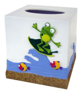 Frogs Frog Mania Bathroom Accessory Tissue Box Cover