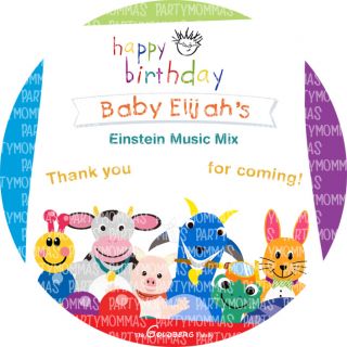 BABY 1st First Birthday Party CD Music Labels
