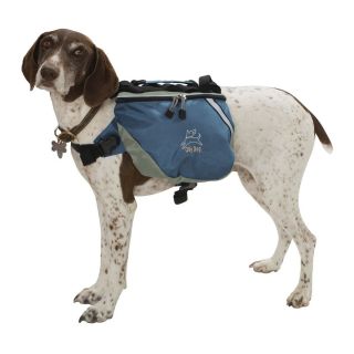 Blue Ollydog Service Dog Backpack Saddle Bags Pet Pack Hiking Pack 