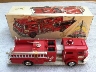   Trucks 1970 1971 Hess Red Fire Truck Box 4 Inserts Never Used