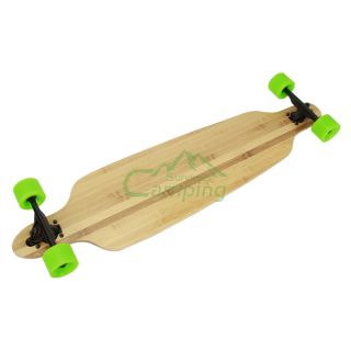   75 New Pro Reverse Bamboo wood Skateboarding Longboard Complete #C821