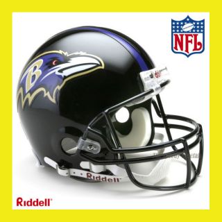 Baltimore Ravens on Field Authentic Proline Football Helmet by Riddell 