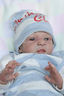 Beautiful Lifelike Reborn Baby Boy Jamie by Olga Auer