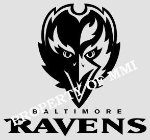 Baltimore Ravens Style 5 Vinyl Decal Window Car Wall Truck Man Cave 