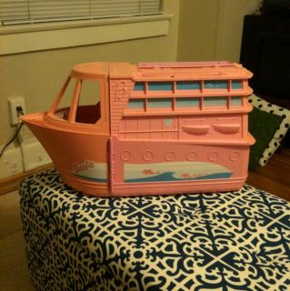 Barbie Cruise Boat   Party Ship   Mattel   Folds