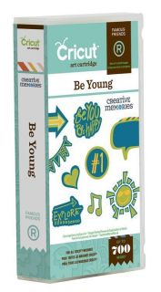 Cricut Creative Memories Cartridge Be Young – New SEALED not Sold in 