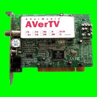 Avermedia AVerTV Studio 203 M168 T PCI NTSC Analog TV Tuner Card