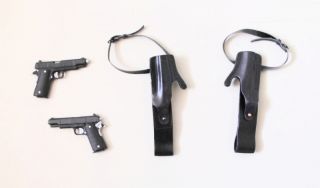 Hot Toys The Expendables Barney Ross Stallone 1 6 35mm Toy Pistol 