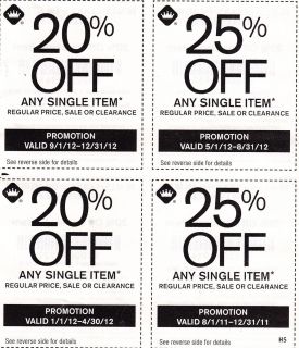 12 20 Coupons for Beals Goodys Stage Palais Royal Peebles Exp 12 31 