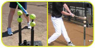 Baseball Batting Tee Stackers Hitting Aid Training Tool