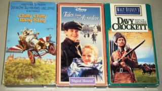 Chitty Chitty Bang Bang Tales from Avonlea Davy Crockett 3 VHS Movie 