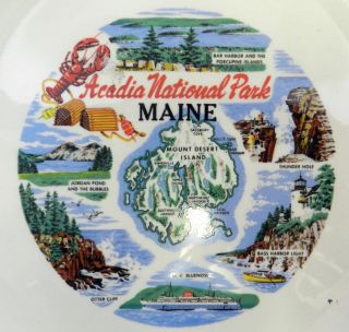 Vintage Acadia National Park Bass Harbor Light Maine Souvenir 
