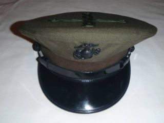 USMC Marine Corp Barracks Cover Officer Hat Size 7