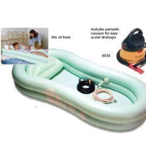 Inflatable Bath Tub EZ Bathe Portable Bathtub with Accessories