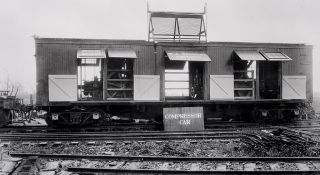 BECHTEL COMPRESSOR RAILROAD TRAIN CAR SAN FRANCISCO ORIGINAL 1933 