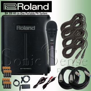 Roland BA330 Battery Powered Portable PA System Speaker