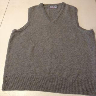 Ballantyne of Peebles 100% pure cashmere vest MADE IN SCOTLAND size 42 