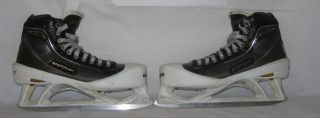 Used Bauer Supreme ONE100 9 5D SR Ice Hockey Goalie Skate MSRP 599 