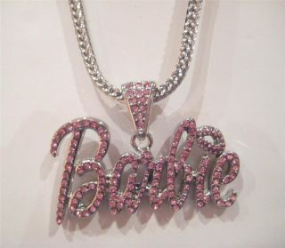 Iced Out Nicki Minaj Barbie Pendant Necklace Hip Hop P