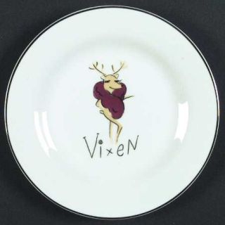 manufacturer pottery barn pattern reindeer piece salad plate vixen 