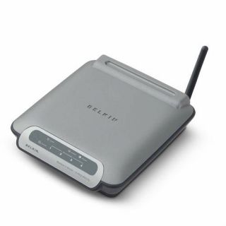 Belkin F5D7230 4 54 Mbps 4 Port 10 100 Wireless G Router with Cat 5 AC 