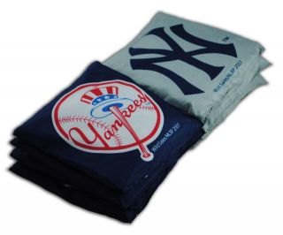   Yankees MLB Tailgate Toss Cornhole Bean Bag Set 8 Team Bag Set