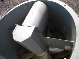   30 inch Diameter Belt Driven Tube Axial Fan w 3 HP Motor