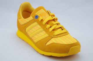 Adidas Originals Womens ZX 300 Yellow Suede Sneakers Trainers 5 5 5 