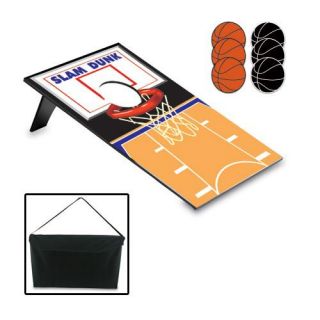 Picnic Time Basketball Hoop Bean Bag Toss Cornhole Game