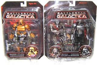 from the tv shows battlestar galactica come these 6 7 figures produced 
