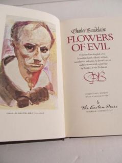 Flowers of Evil Charles Baudelaire James Laver Illustrated Easton 