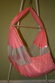 PINK BABY HAMMOCK MOTION BED/ CRADLE BRAND NEW SARONG BUAIAN