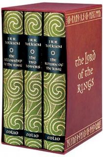 LORD OF THE RINGS Tolkien FOLIO SOCIETY ~ SLIPCASED GIFT EDITION ~ NEW 