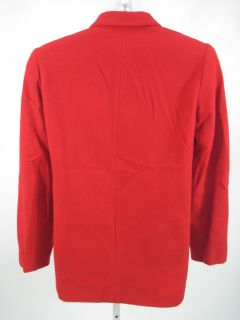you are bidding on a harve benard by benard holtzman red wool coat in 