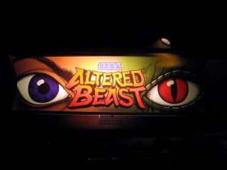 Altered Beast Non Jamma Arcade Marquee / Header
