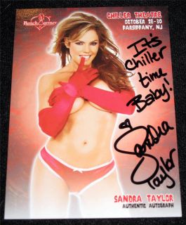   Chiller Theatre Commemorative Benchwarmer Card B Signed 2XS