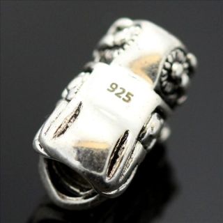   Sterling Silver European Charm Bead for Snake Bracelet/Necklace X011C