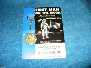 1969 Babcock & Wilcox Steel Beaver Falls PA. Open House st Man on Moon 