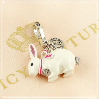 2012 Limited Edition New Juicy Couture Snow Bunny Charm $52