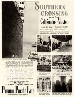 Southern Crossing California to Mexico in 1936 Panama Pacific 