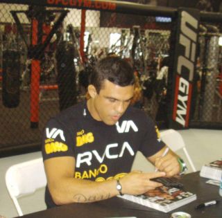 Vitor Belfort Autograph Auto Signed Century Glove UFC