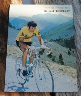 Bernard Thevenet Peugeot BP Team Photo Tour de France 1975 in The Alps 