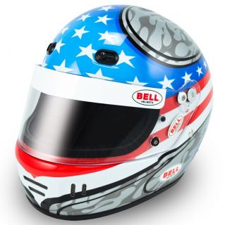 Bell Sport Patriot Auto Racing Helmet SA2010 Free Bag