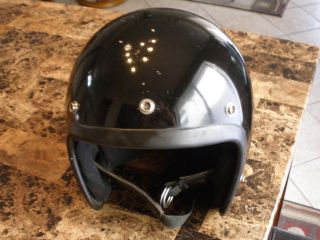 Vintage Bell Helmet R T RT USA 7 3 8 59 Z90 1 1971 Approved Vtg Black 