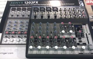 Behringer XENYX 1202FX Mixer with Effects