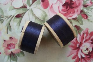 Antique Vintage Belding Silk Button Hole Twist Sewing Thread Spools 